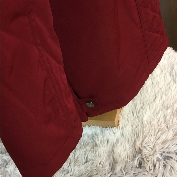 Nautica Large cranberry red hooded winter jacket - Picture 2 of 16
